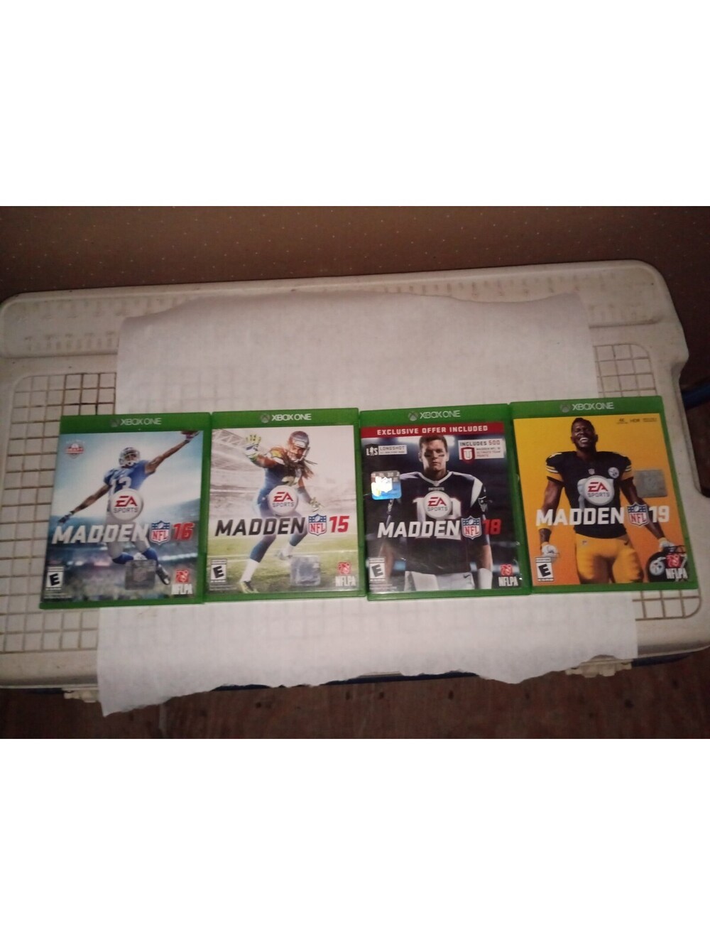 Madden NFL Xbox One Games Bundle - 15, 16, 18, 19